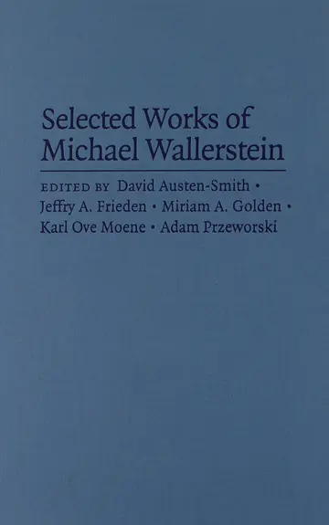 Cover of Selected Works of Michael Wallerstein