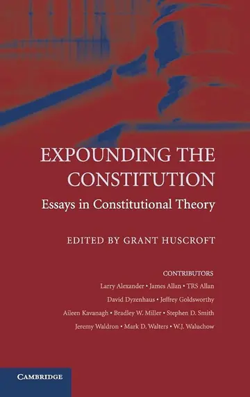 Cover of Expounding the Constitution