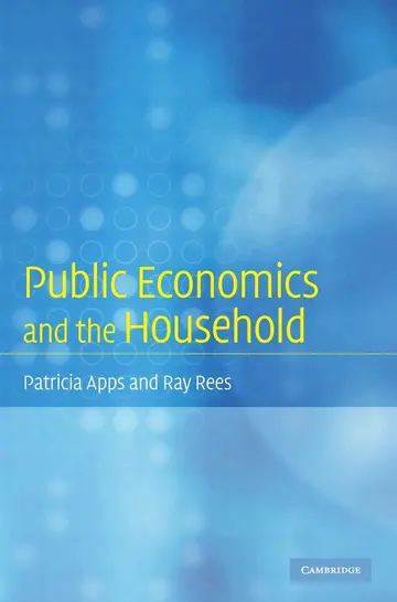 Cover of Public Economics and the Household