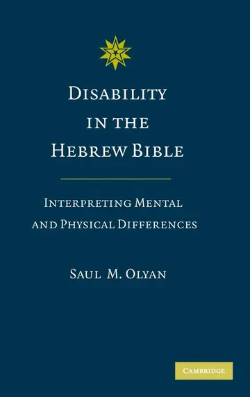 Cover of Disability in the Hebrew Bible