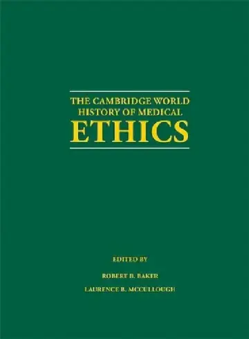 Cover of The Cambridge World History of Medical Ethics