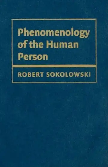Cover of Phenomenology of the Human Person