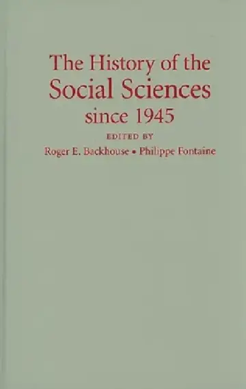 Cover of The History of the Social Sciences since 1945