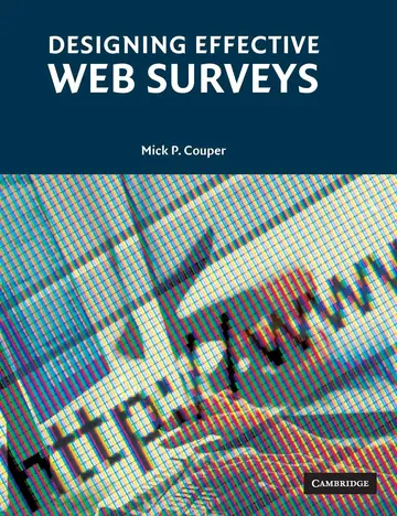 Cover of Designing Effective Web Surveys