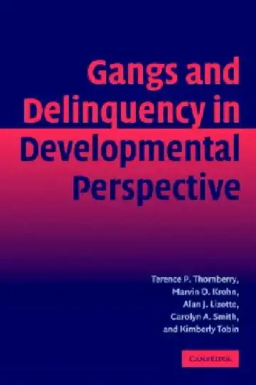 Cover of Gang Delinquency Develop Perspectve
