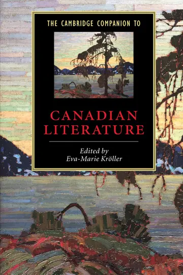 Cover of The Cambridge Companion to Canadian Literature