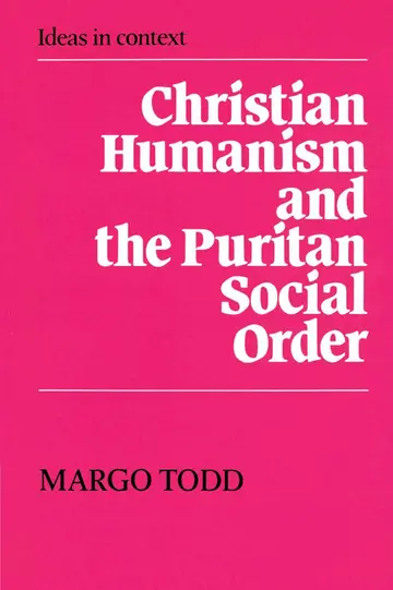 Cover of Christian Humanism and the Puritan Social Order