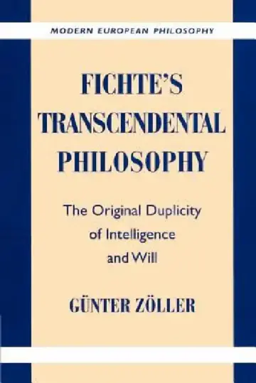 Cover of Fichte's Transcendental Philosophy