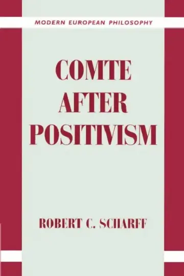 Cover of Comte After Positivism