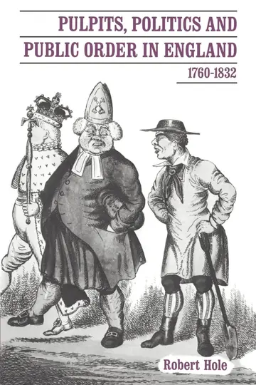 Cover of Pulpits, Politics and Public Order in England, 1760–1832
