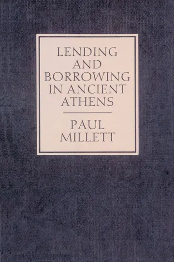 Cover of Lending and Borrowing in Ancient Athens