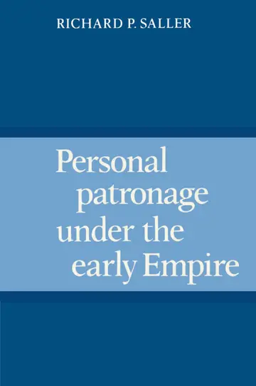 Cover of Personal Patronage under the Early Empire