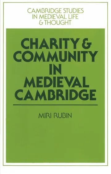 Cover of Charity and Community in Medieval Cambridge