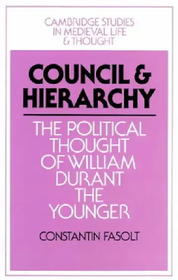 Cover of Council and Hierarchy