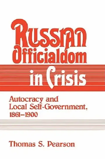 Cover of Russian Officialdom in Crisis