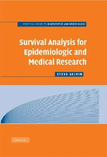 Cover of Survival Analysis for Epidemiologic and Medical Research