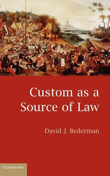 Cover of Custom as a Source of Law