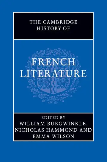 Cover of The Cambridge History of French Literature