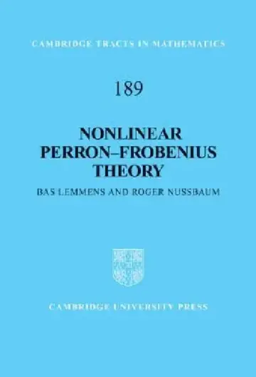 Cover of Nonlinear Perron Frobenius Theory