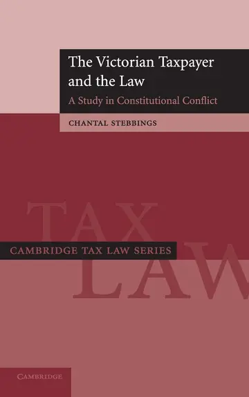 Cover of The Victorian Taxpayer and the Law