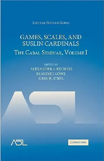 Cover of Games, Scales and Suslin Cardinals
