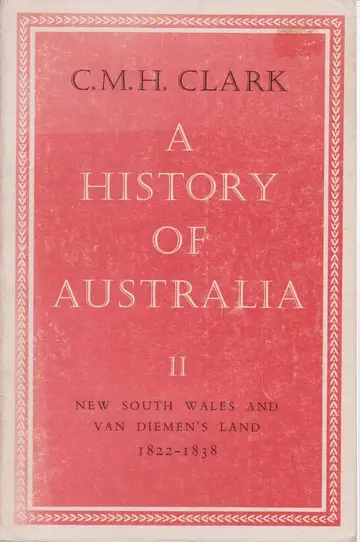 Cover of A History of Australia Vol 2