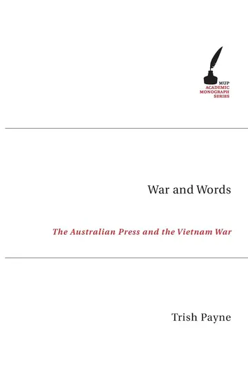 Cover of War and Words