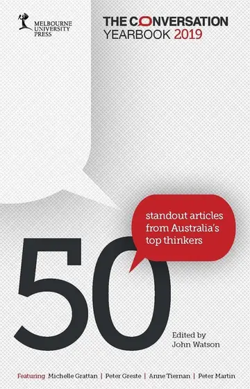 Cover of The Conversation Yearbook 2019