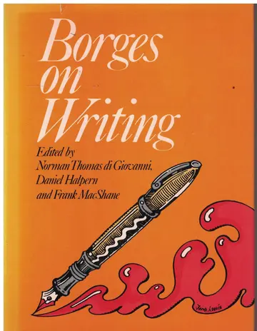 Cover of Borges on writing