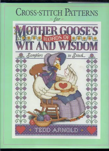 Cover of Cross-stitch Patterns for Mother Goose's Words of Wit and Wisdom