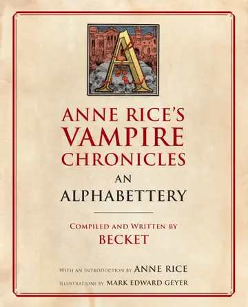 Cover of Anne Rice's Vampire Chronicles an Alphabettery
