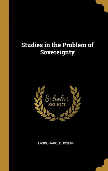 Cover of Studies in the Problem of Sovereignty