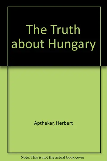 Cover of The Truth about Hungary