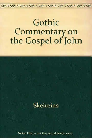 Cover of Gothic Commentary on the Gospel of John