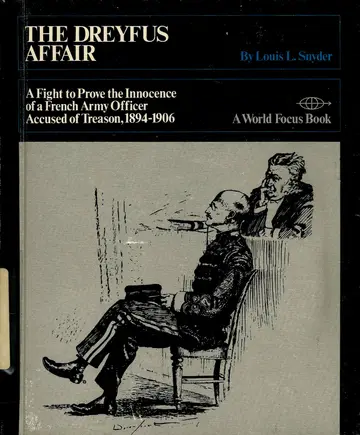 Cover of The Dreyfus affair