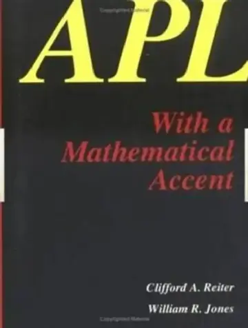 Cover of APL with a Mathematical Accent