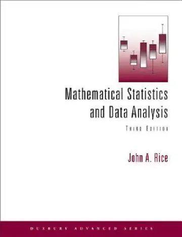Cover of Mathematical Statistics and Data Analysis [With CDROM]