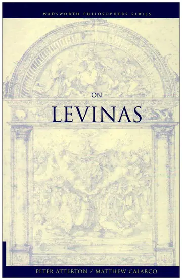 Cover of On Levinas