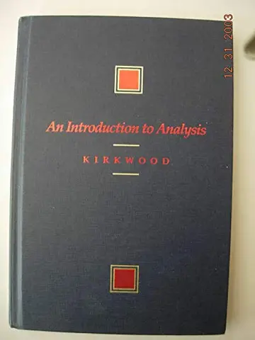 Cover of An Introduction to Analysis