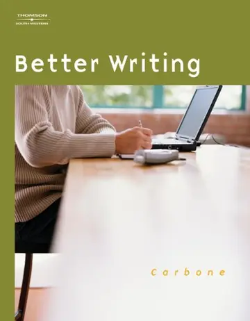 Cover of Better Writing
