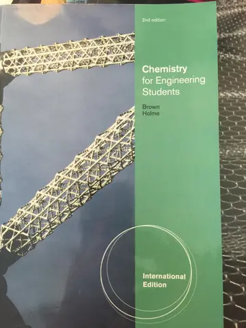 Cover of Chemistry for Engineeringstudents 2Nd Ed