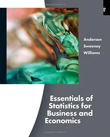 Cover of Essentials of Statistics for Business and Economics