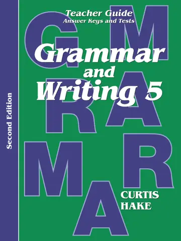 Cover of Grammar and Writing 5