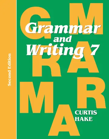 Cover of Grammar & Writing Grade 7