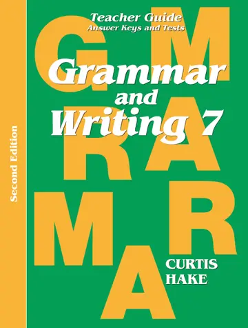 Cover of Grammar & Writing Grade 7