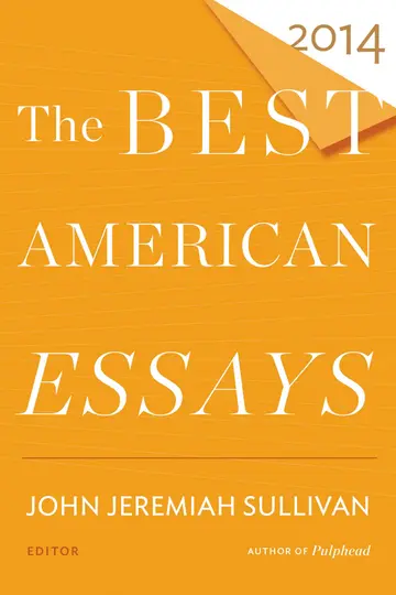 Cover of The Best American Essays 2014