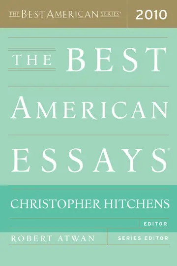 Cover of The Best American Essays 2010