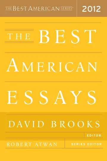 Cover of The Best American Essays 2012