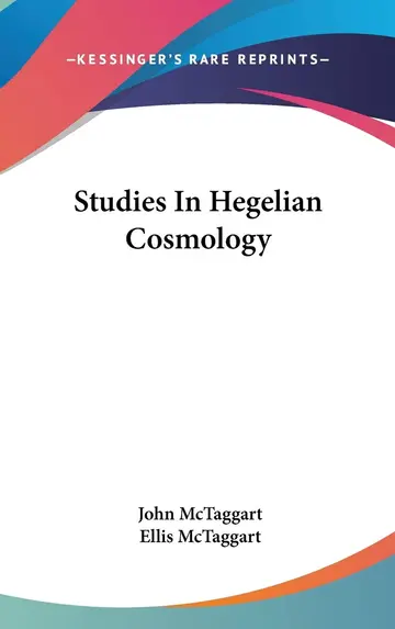 Cover of Studies in Hegelian Cosmology