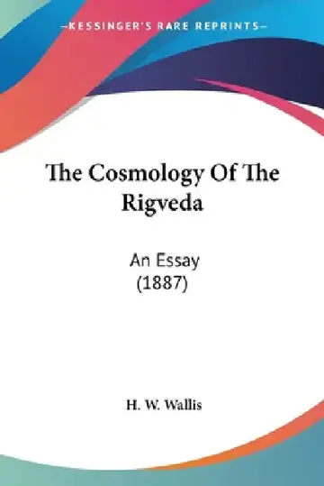 Cover of The Cosmology Of The Rigveda